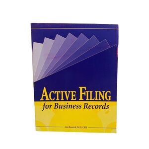 Active Filing for Business Records by Ann Bennick Softcover Educational Book